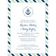 Blue Nautical Stripe Shower Invitations Image 3 of 3